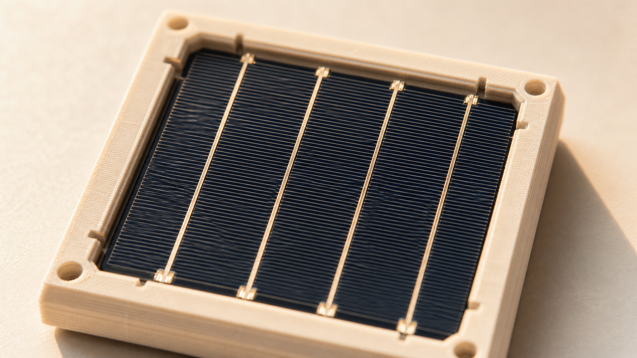 Printed photovoltaic cell component